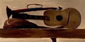 Giorgio Morandi, Natura morta con strumenti musicali, 1941.